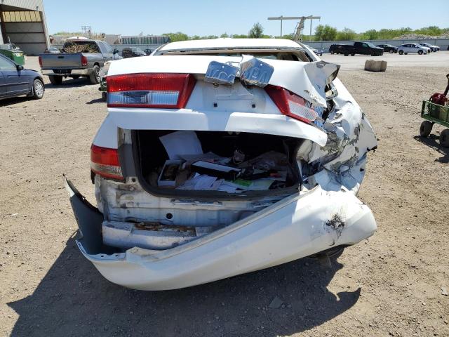 1HGCM56653A104431 - 2003 HONDA ACCORD EX WHITE photo 6