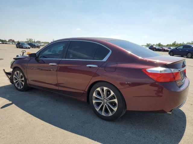 1HGCR2F56DA221525 - 2013 HONDA ACCORD SPORT BURGUNDY photo 2