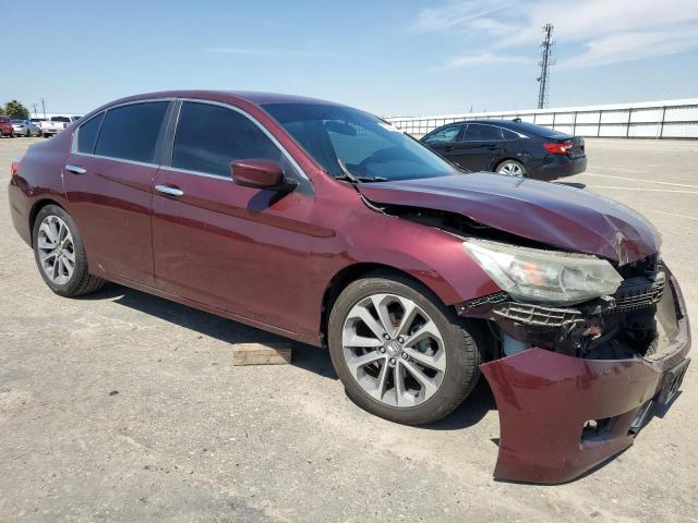 1HGCR2F56DA221525 - 2013 HONDA ACCORD SPORT BURGUNDY photo 4