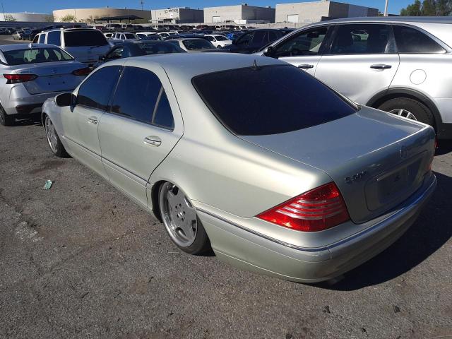 WDBNG75J63A353979 - 2003 MERCEDES-BENZ S 500 SILVER photo 2