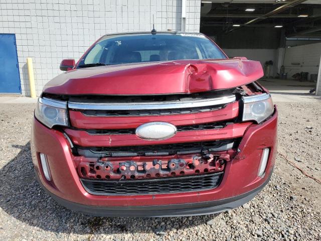 2FMDK4JCXDBB20450 - 2013 FORD EDGE SEL RED photo 5