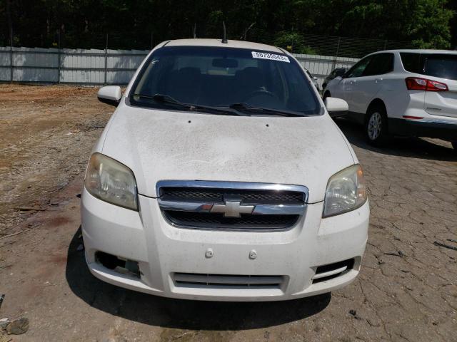 KL1TD5DE7AB120654 - 2010 CHEVROLET AVEO LS 白色 照片 5