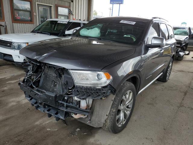 1C4RDJEG1HC858790 - 2017 DODGE DURANGO CITADEL GRAY photo 1