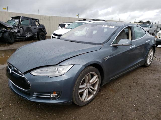 5YJSA1CN9DFP27499 - 2013 TESLA MODEL S Boz foto 1
