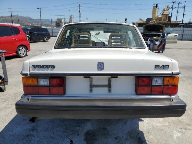 YV1AS8318P1482118 - 1993 VOLVO 240 WHITE photo 6