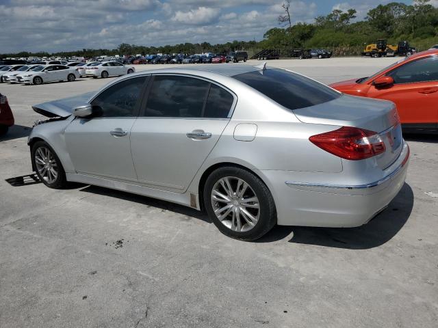 KMHGC4DD5DU254114 - 2013 HYUNDAI GENESIS 3.8L SILVER photo 2