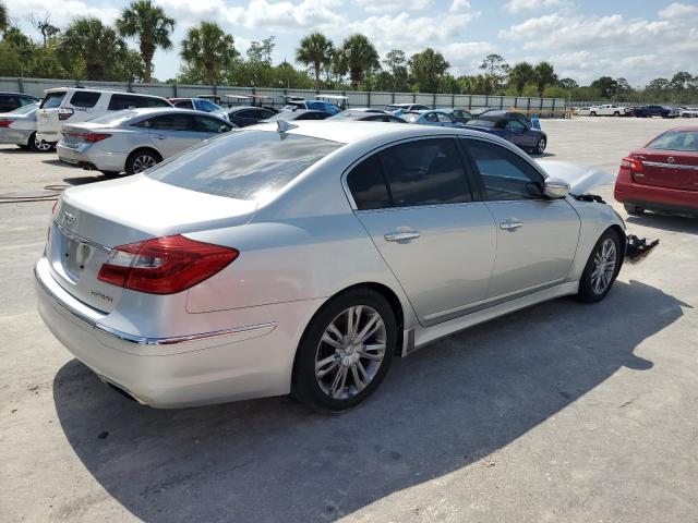 KMHGC4DD5DU254114 - 2013 HYUNDAI GENESIS 3.8L SILVER photo 3