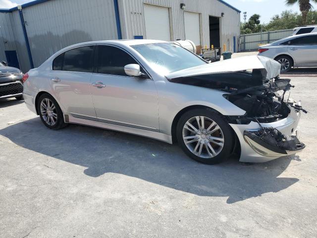 KMHGC4DD5DU254114 - 2013 HYUNDAI GENESIS 3.8L SILVER photo 4