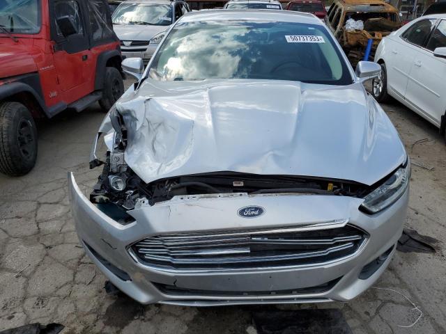 3FA6P0LUXDR178854 - 2013 FORD FUSION SE HYBRID SILVER photo 5