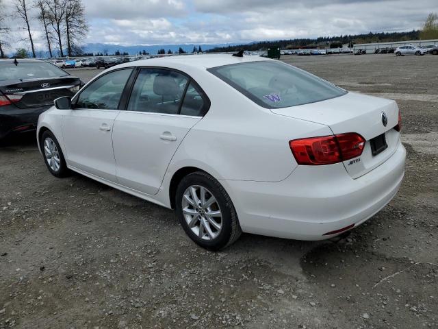 3VWD17AJ3EM355793 - 2014 VOLKSWAGEN JETTA SE WHITE photo 2