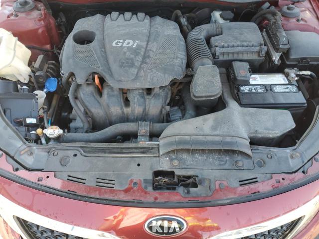 5XXGN4A70DG239815 - 2013 KIA OPTIMA EX RED photo 11