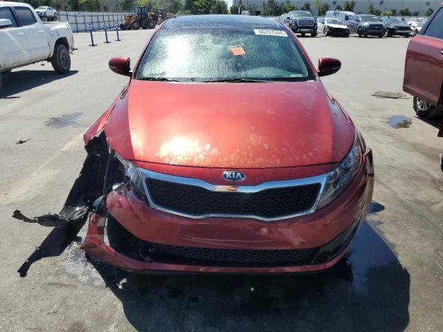 5XXGN4A70DG239815 - 2013 KIA OPTIMA EX RED photo 5