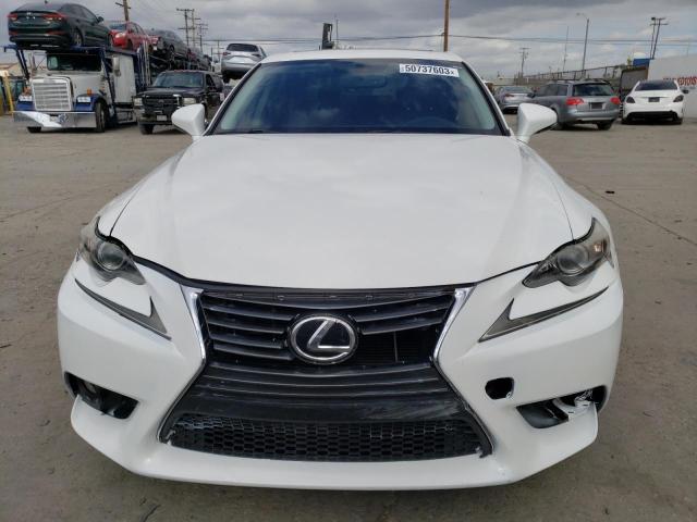 JTHBF1D21E5032215 - 2014 LEXUS IS 250 WHITE photo 5