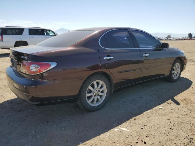 JTHBA30G240018167 - 2004 LEXUS ES 330 MAROON photo 3