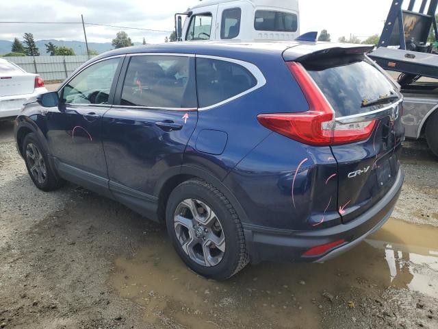 2HKRW2H52HH605525 - 2017 HONDA CR-V EX BLUE photo 2