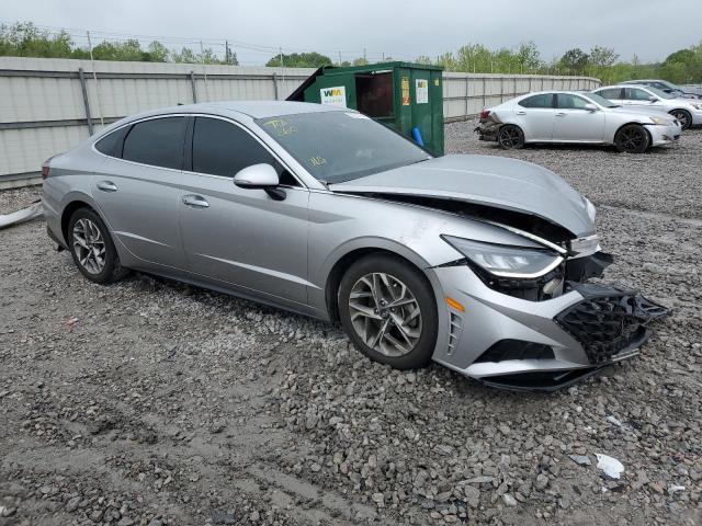 KMHL64JA3MA164008 - 2021 HYUNDAI SONATA SEL SILVER photo 4