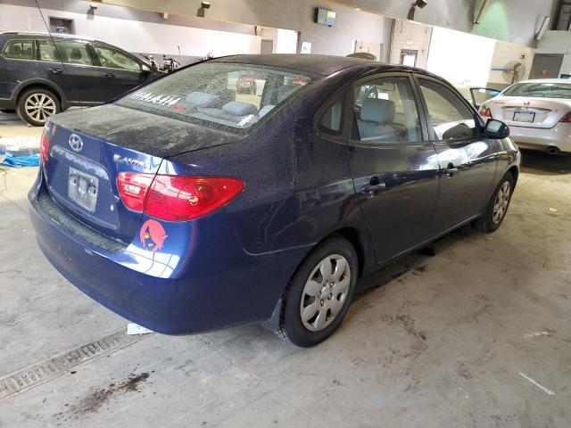 KMHDU46D07U065307 - 2007 HYUNDAI ELANTRA GLS BLUE photo 3