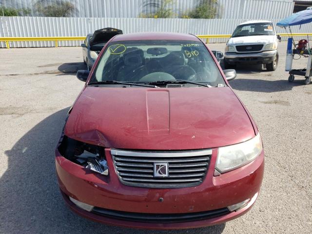 1G8AL55F27Z108741 - 2007 SATURN ION LEVEL 3 MAROON photo 5