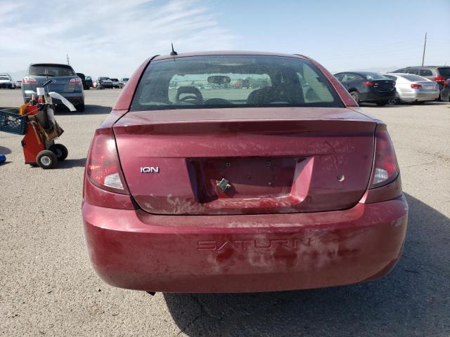 1G8AL55F27Z108741 - 2007 SATURN ION LEVEL 3 MAROON photo 6