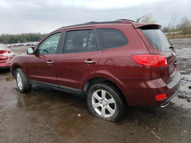 5NMSH73E07H042129 - 2007 HYUNDAI SANTA FE SE MAROON photo 2