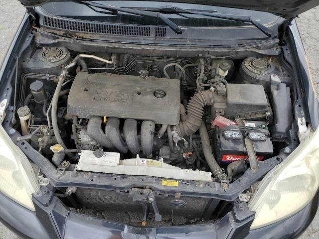 2T1KR32E55C353811 - 2005 TOYOTA COROLLA MA XR BLACK photo 11