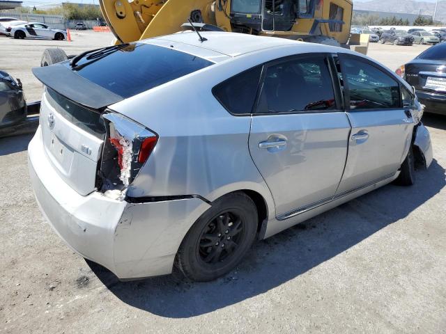 JTDKN3DU6D5578718 - 2013 TOYOTA PRIUS SILVER photo 3