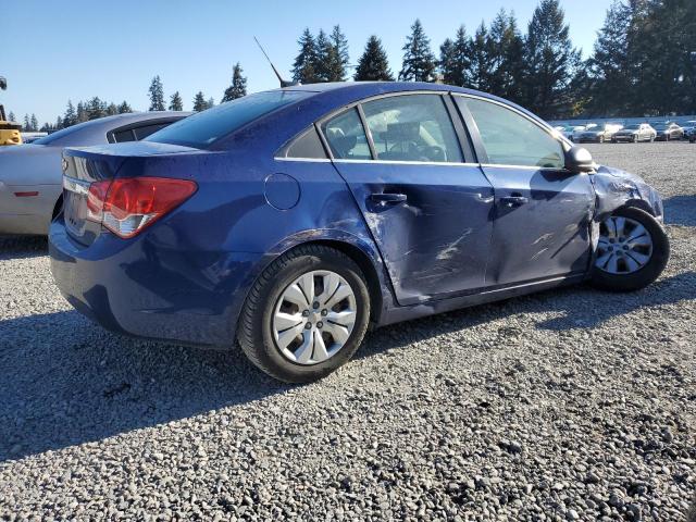 1G1PC5SH1C7158972 - 2012 CHEVROLET CRUZE LS BLUE photo 3