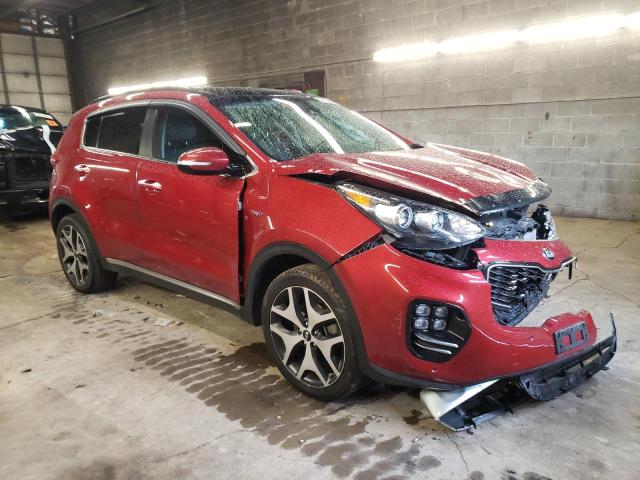 KNDPRCA63K7509826 - 2019 KIA SPORTAGE SX RED photo 4