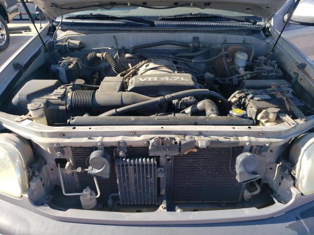 5TBRT34122S260511 - 2002 TOYOTA TUNDRA ACCESS CAB ნაცრისფერი ფოტო 11