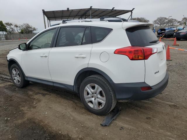 JTMZFREV0DD006510 - 2013 TOYOTA RAV4 LE WHITE photo 2