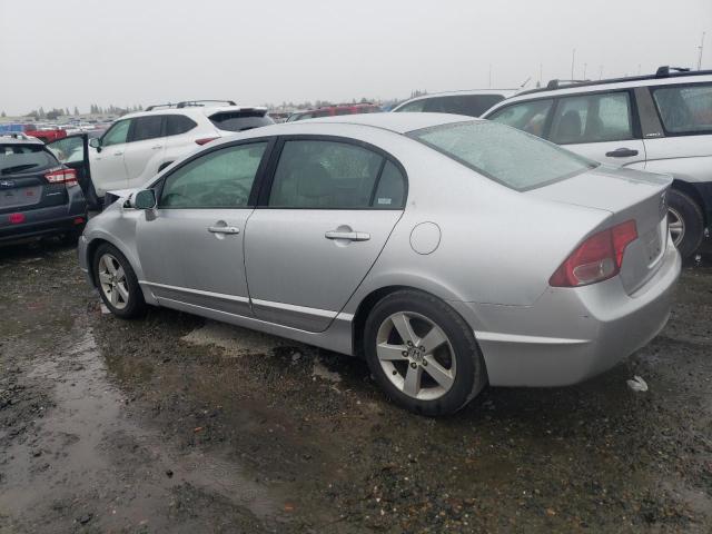 1HGFA16836L088982 - 2006 HONDA CIVIC EX SILVER photo 2