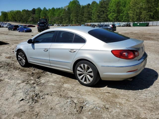 WVWMN7AN2AE551573 - 2010 VOLKSWAGEN CC SPORT SILVER photo 2