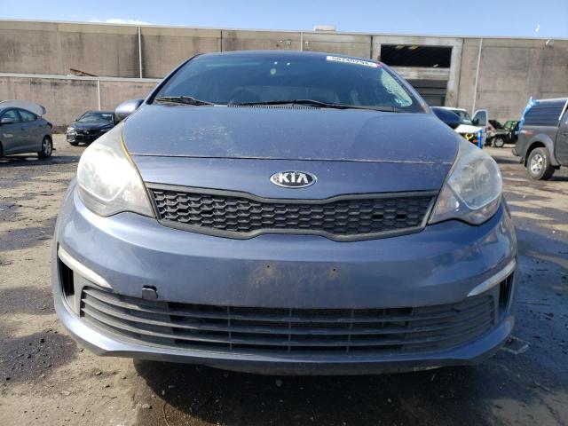 KNADM4A31G6573712 - 2016 KIA RIO LX BLUE photo 5