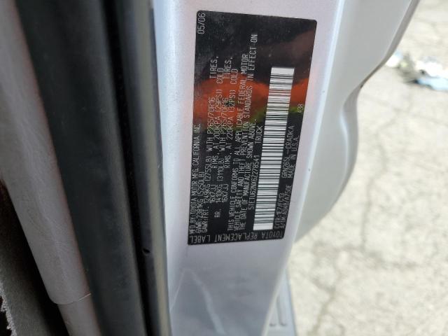 5TETU62NX6Z278541 - 2006 TOYOTA TACOMA PRERUNNER ACCESS CAB SILVER photo 12