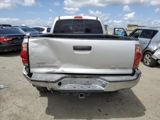 5TETU62NX6Z278541 - 2006 TOYOTA TACOMA PRERUNNER ACCESS CAB SILVER photo 6