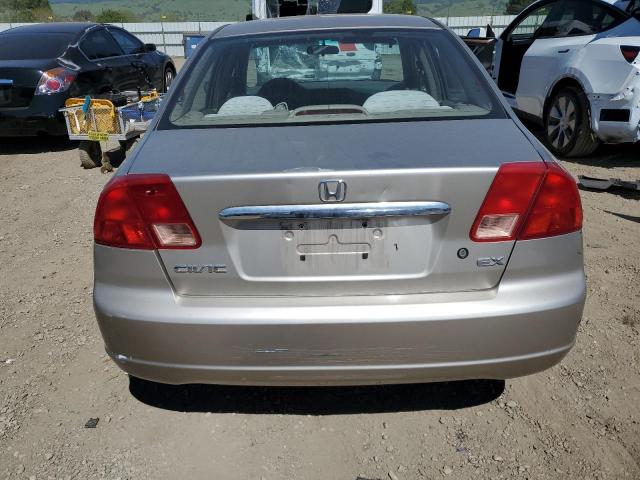 2HGES26782H564205 - 2002 HONDA CIVIC EX TAN photo 6