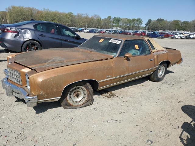 1H57U7K444168 - 1977 CHEVROLET MONTECARLO GOLD photo 1