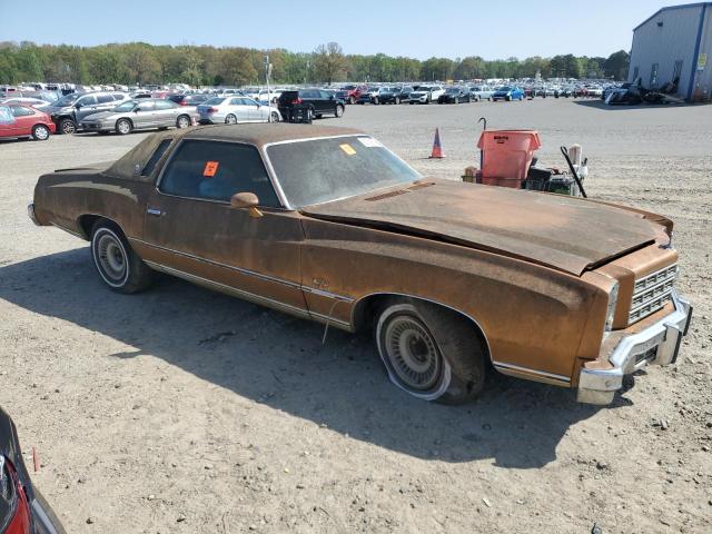 1H57U7K444168 - 1977 CHEVROLET MONTECARLO GOLD photo 4