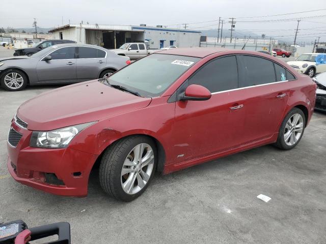 1G1PH5SC3C7201844 - 2012 CHEVROLET CRUZE LTZ RED photo 1