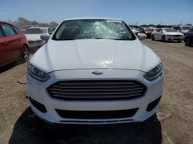 3FA6P0LU1ER285325 - 2014 FORD FUSION SE HYBRID WHITE photo 5