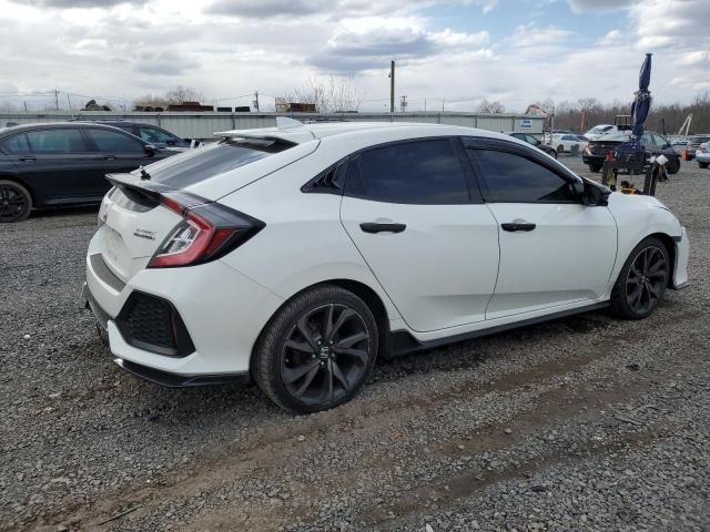 SHHFK7H97JU236503 - 2018 HONDA CIVIC SPORT TOURING WHITE photo 3