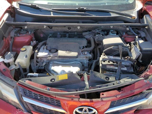 JTMWFREVXDD016786 - 2013 TOYOTA RAV4 XLE RED photo 11