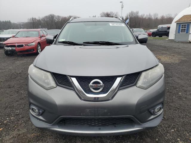 KNMAT2MV2GP627605 - 2016 NISSAN ROGUE S GRAY photo 5