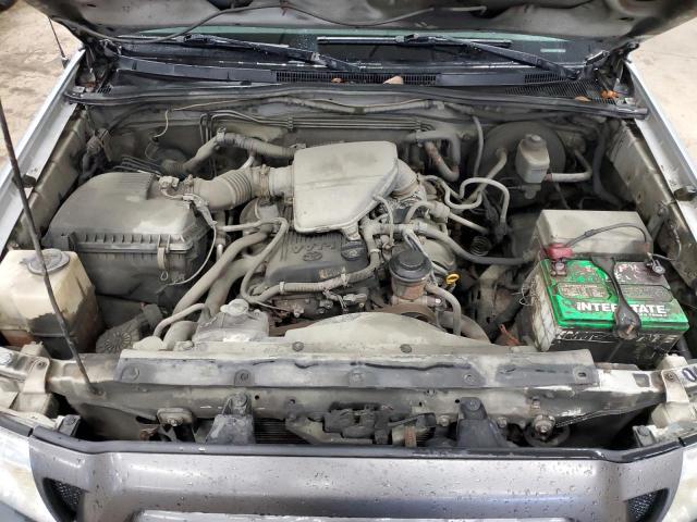 5TETX22N97Z385808 - 2007 TOYOTA TACOMA ACCESS CAB ვერცხლისფერი ფოტო 11