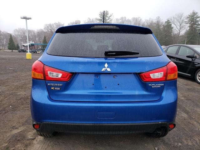 4A4AP3AU4FE047393 - 2015 MITSUBISHI OUTLANDER ES BLUE photo 6