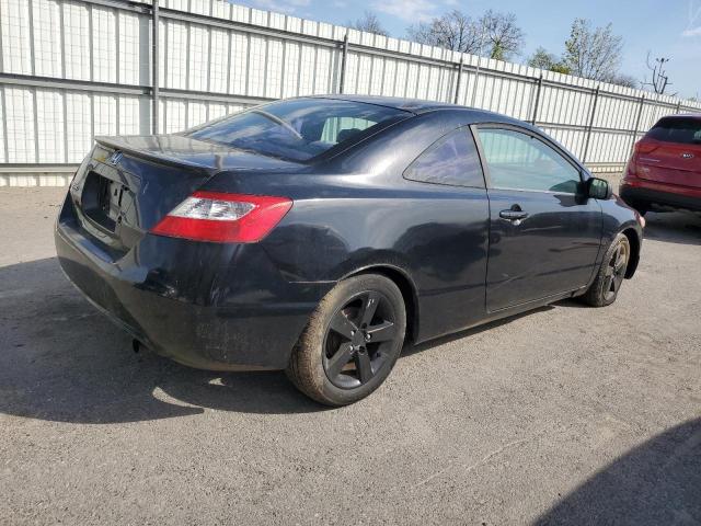 2HGFG12617H518641 - 2007 HONDA CIVIC LX BLACK photo 3