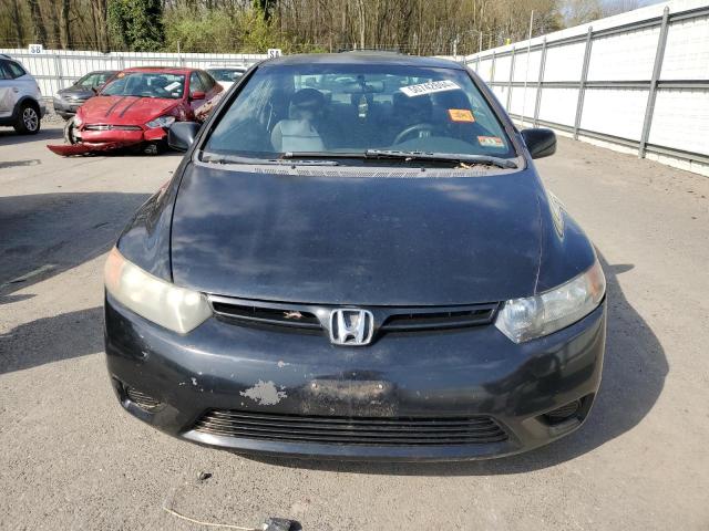 2HGFG12617H518641 - 2007 HONDA CIVIC LX BLACK photo 5