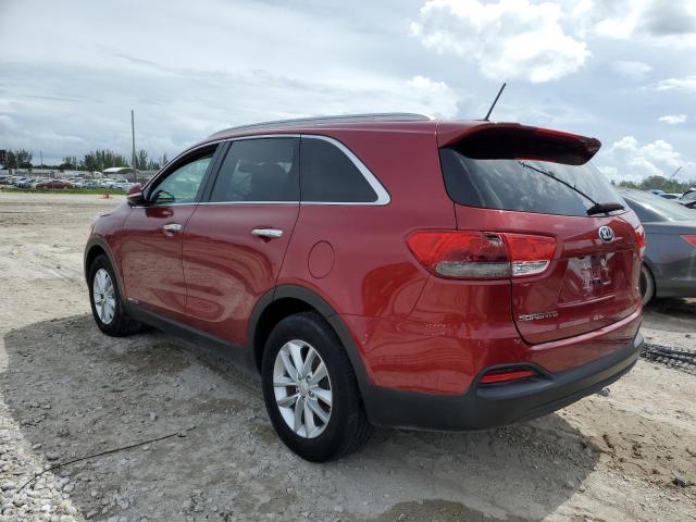 5XYPGDA59JG367874 - 2018 KIA SORENTO LX RED photo 2