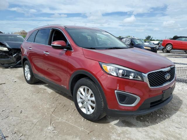 5XYPGDA59JG367874 - 2018 KIA SORENTO LX RED photo 4