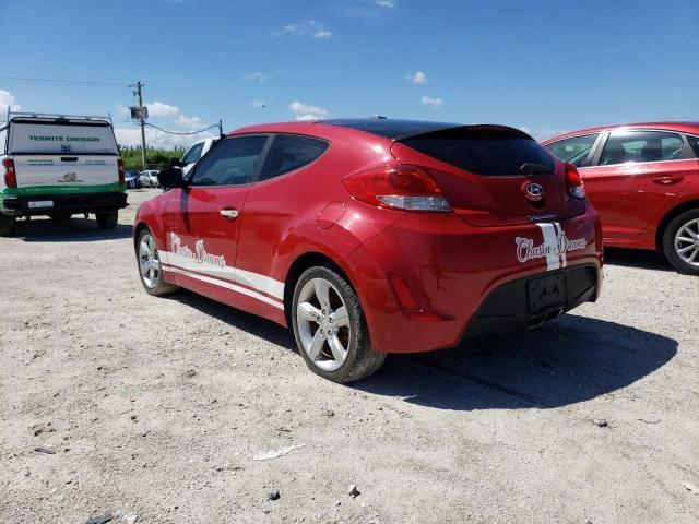 KMHTC6AD4FU239511 - 2015 HYUNDAI VELOSTER RED photo 2